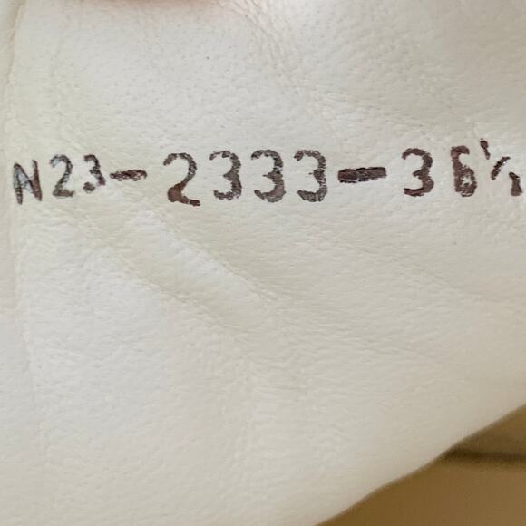 PEDRO GARCIA Size 6.5 Beige Grey Satin Suede Raw Edge Platform Sneakers - Picture 8 of 10